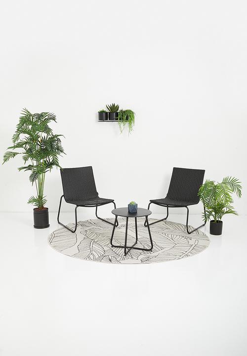 H&S - Ima outdoor furniture set- black