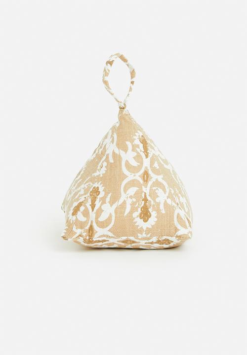 H&S - Printed doorstopper - brown
