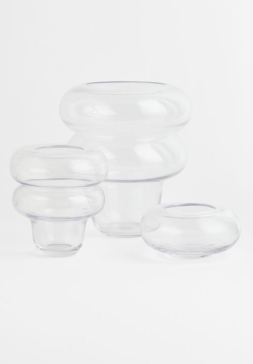 H&M - Large glass vase - transparent