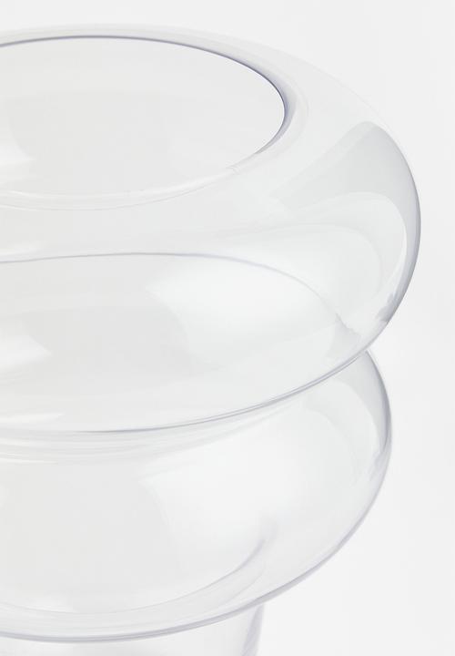 H&M - Large glass vase - transparent