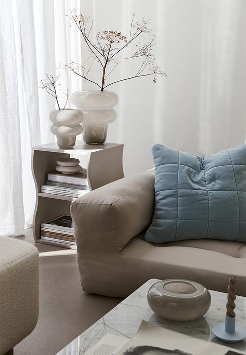 H&M - Glass bowl - light greige