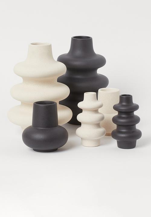 H&M - Large ceramic vase - light beige