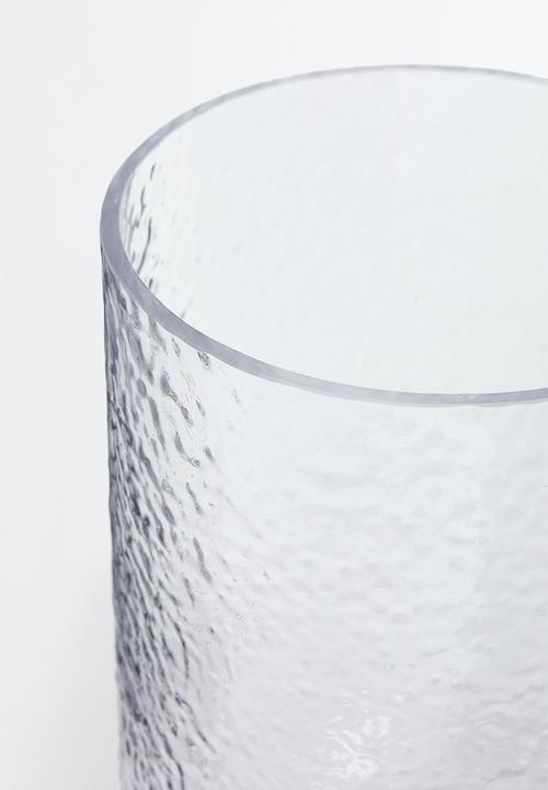 H&M - Large glass vase - clear glass