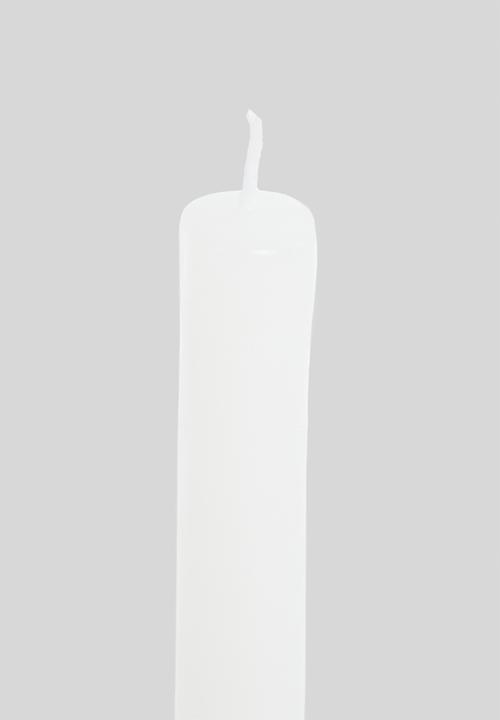 H&S - Twisted candle - off white