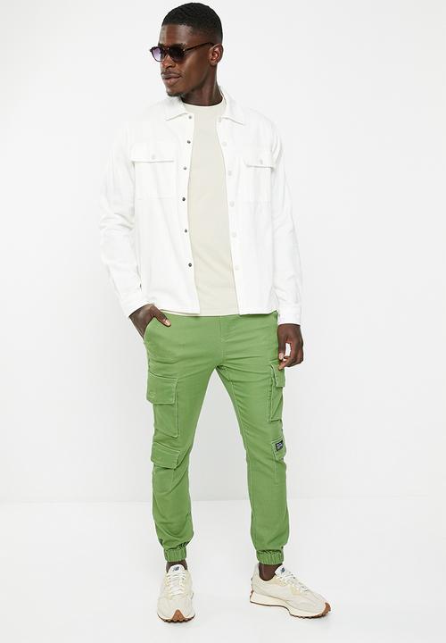 Aca Joe - Mens aca joe lightweight jogger - sage