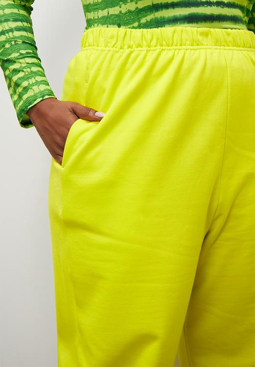 Blake - Slouch track pant - lime