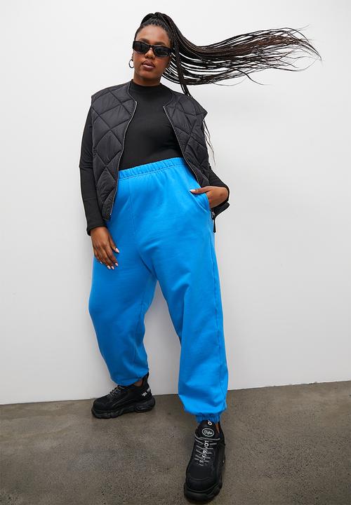 Blake - Slouch track pant - turqoise