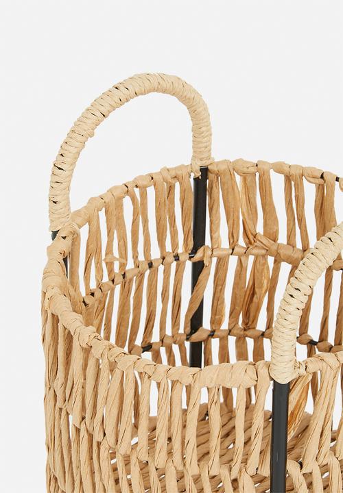 H&S - Rope planter set of 2 - natural