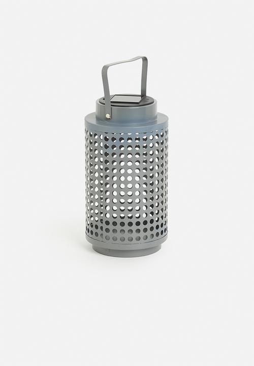 H&S - Solar lantern - grey