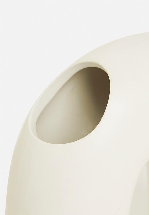 H&S - Arch vase - white