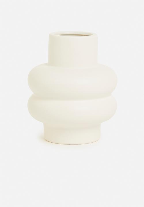 H&S - Tube vase - white