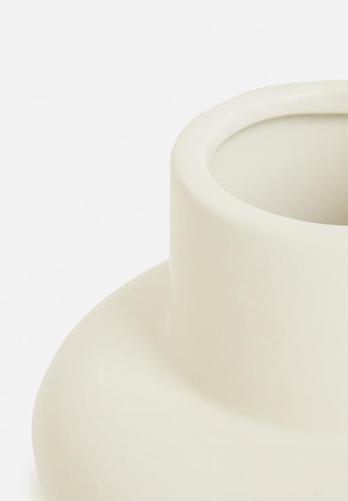 H&S - Tube vase - white