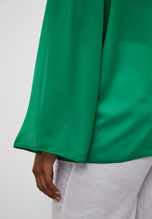 Superbalist - Tie detail cover up - green
