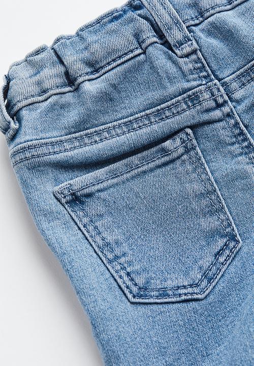 H&M - Comfort stretch skinny fit jeans - light denim blue 