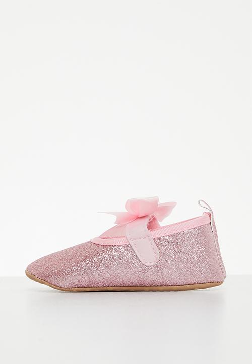 Pop Candy - Baby glitter pumps - rose pink