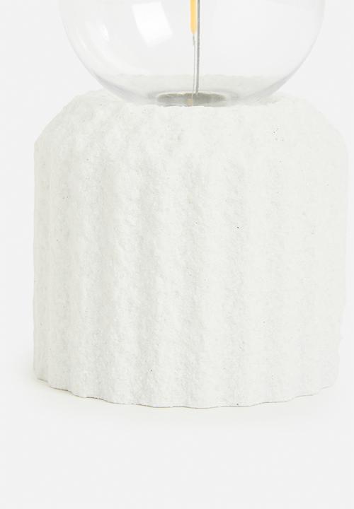 H&S - Liya led battery operated lamp  - white