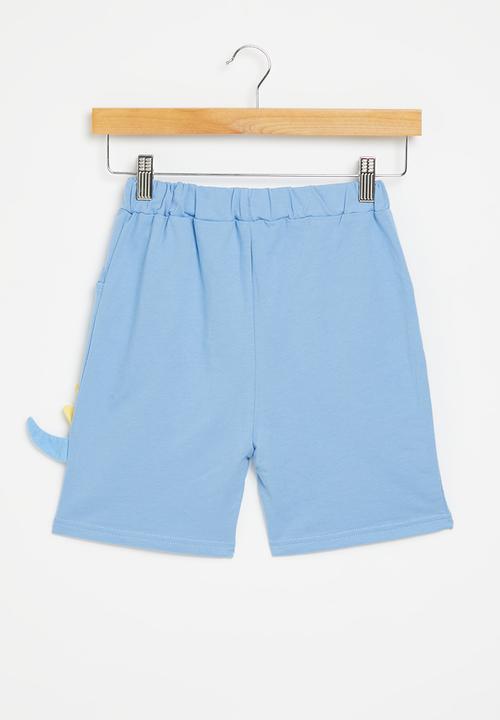 Pop Candy - Elasticated shorts - blue dino
