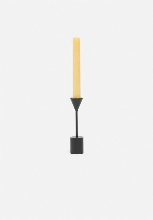 H&S - Dinner candle set of 2 - ochre