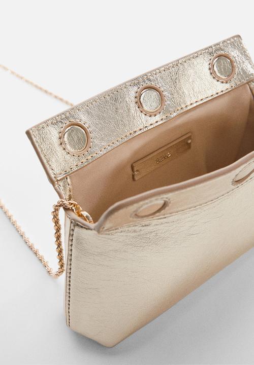 MANGO - Bag marion - gold