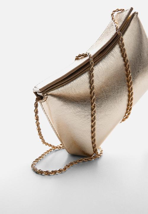 MANGO - Bag marion - gold