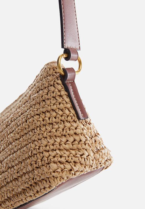 MANGO - Bag tarida - medium brown