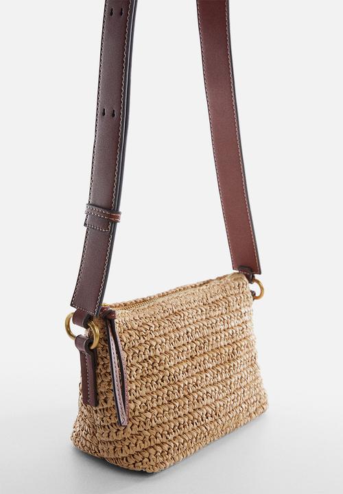 MANGO - Bag tarida - medium brown