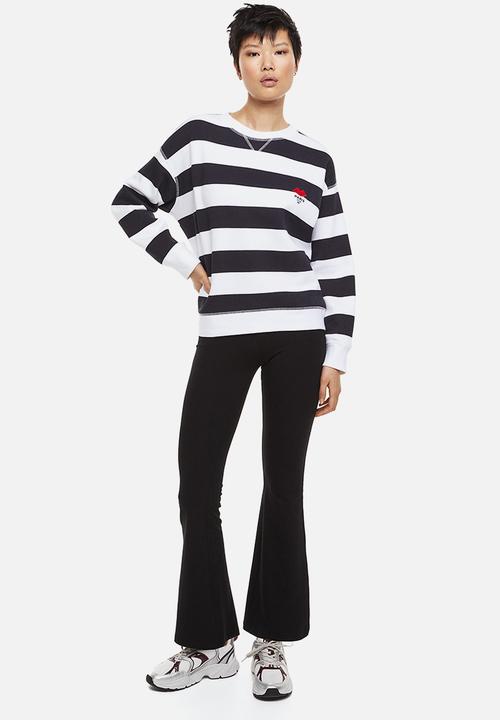 H&M - Flared leggings - black
