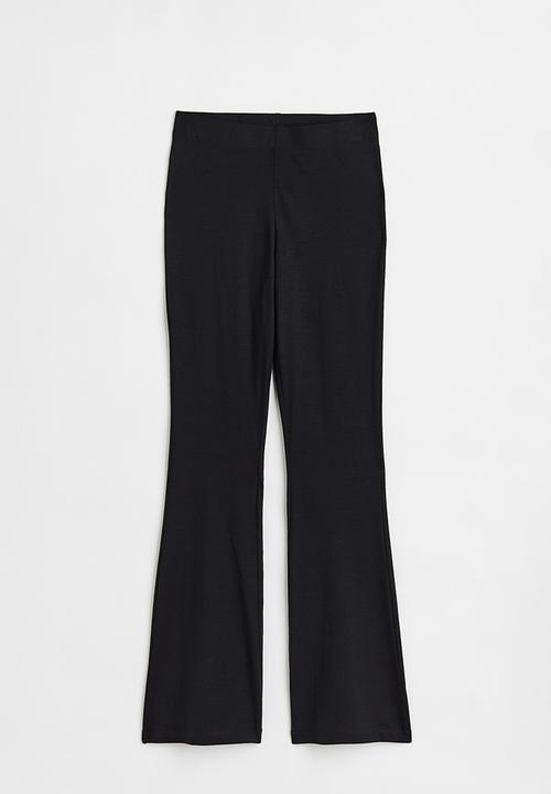 H&M - Flared leggings - black
