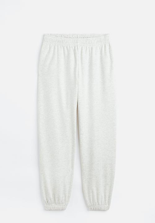 H&M - Oversized joggers - light grey marl