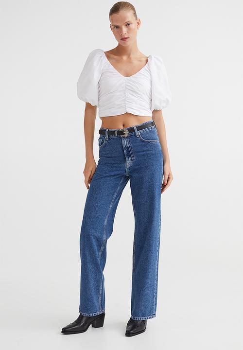 H&M - Straight regular jeans - denim blue 