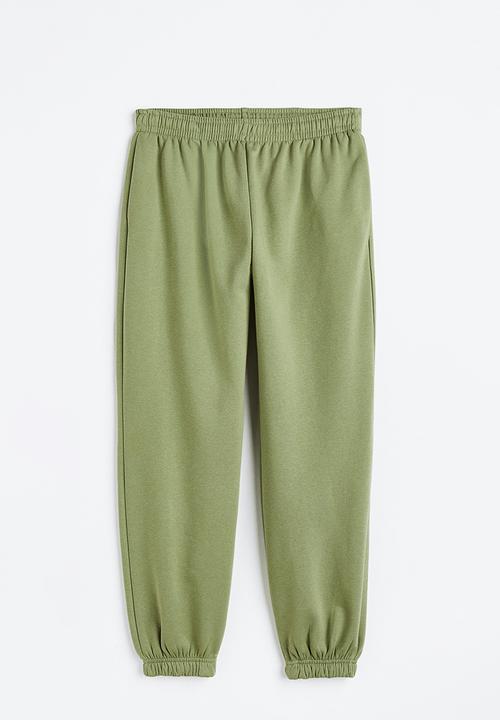 H&M - Oversized joggers - khaki green