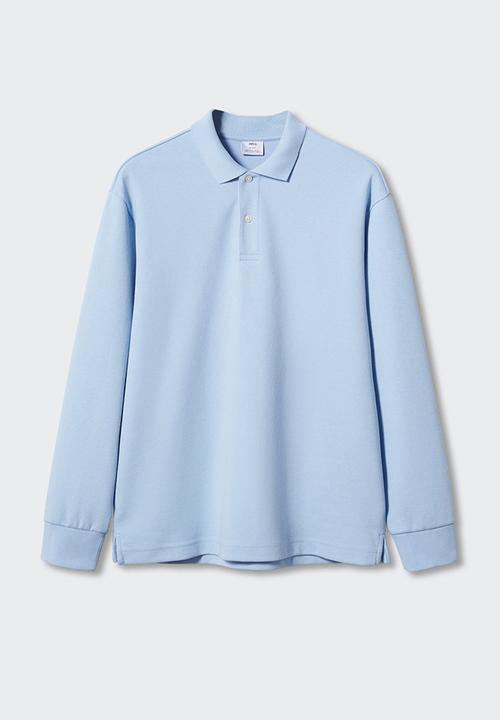 MANGO - Polo shirt peteb - sky-blue