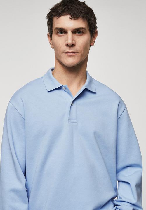 MANGO - Polo shirt peteb - sky-blue