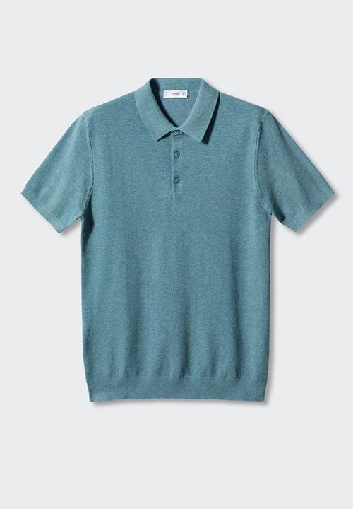 MANGO - Polo shirt andrew - turquoise