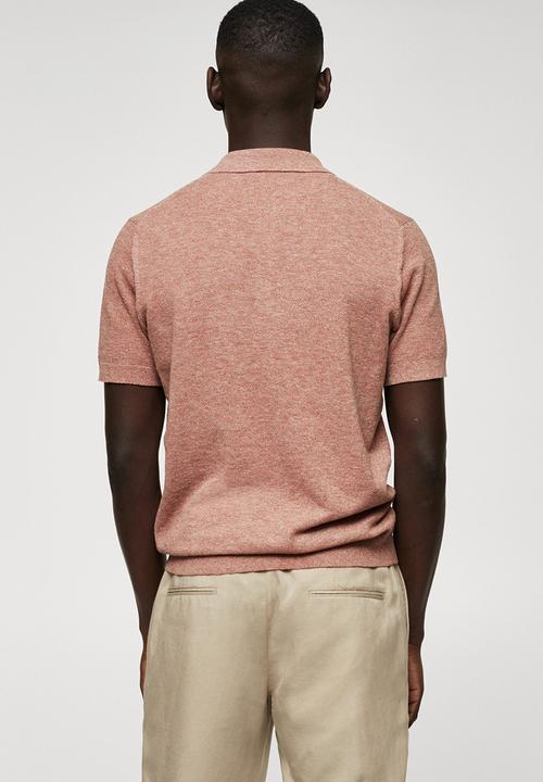 MANGO - Polo shirt andrew - copper