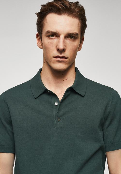 MANGO - Polo shirt arraona - dark green 