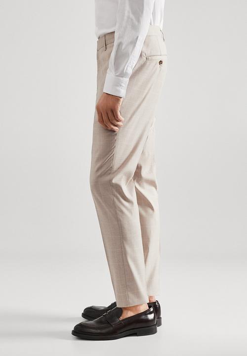 MANGO - Trousers paulo - beige