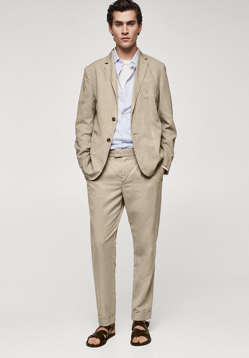 MANGO - Blazer belave - beige 