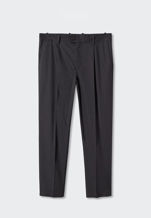 MANGO - Trousers jon - navy 