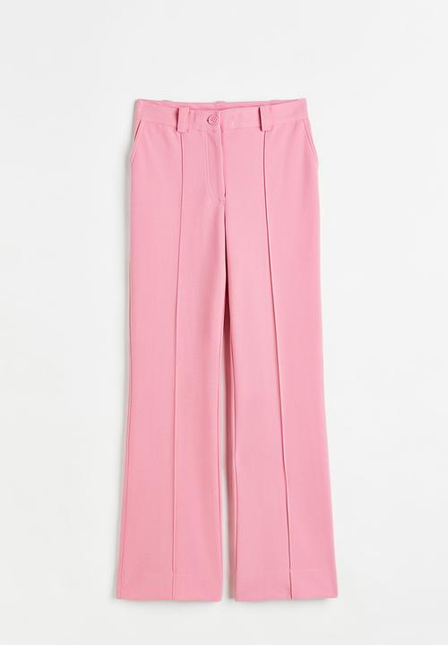 H&M - Tailored trousers - light pink 