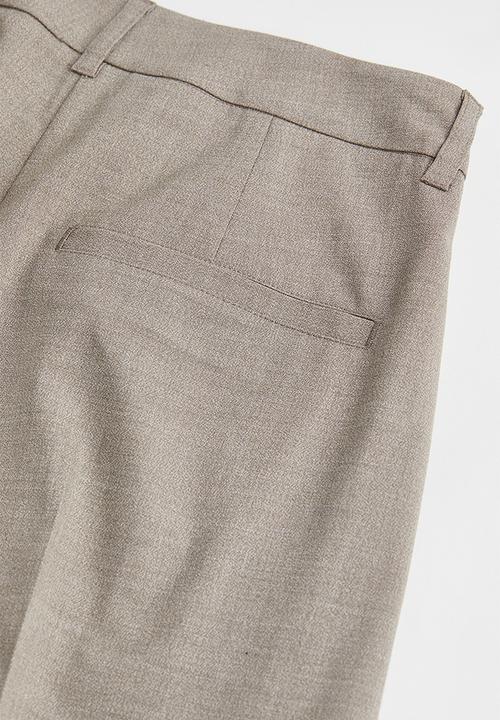 H&M - Straight cargo trousers - beige