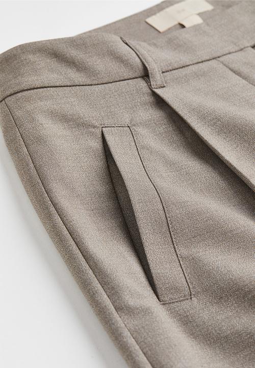 H&M - Straight cargo trousers - beige