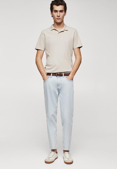 MANGO - Jeans san - bleach blue