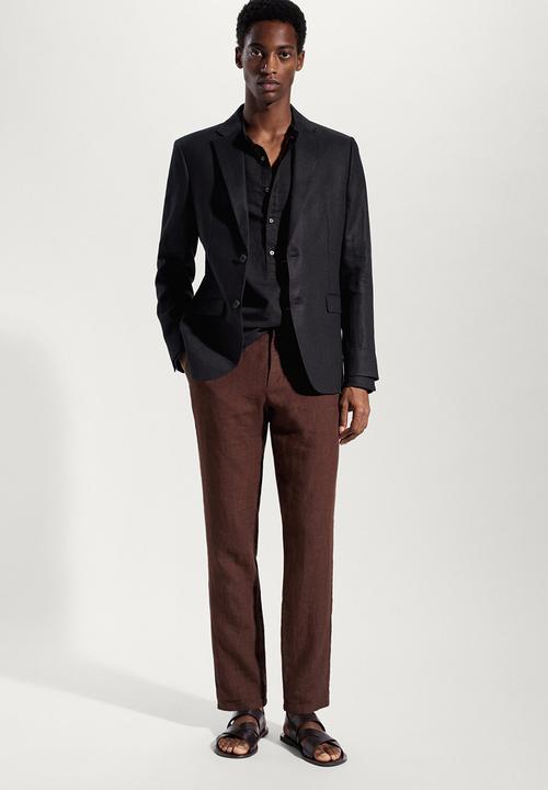 MANGO - Blazer cola - black 