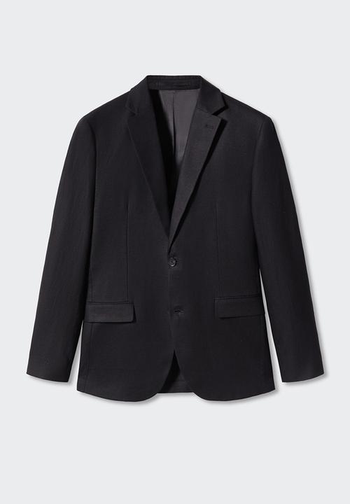 MANGO - Blazer cola - black 