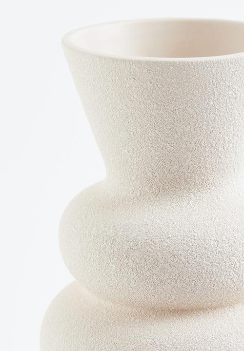 H&M - Large stoneware vase - white