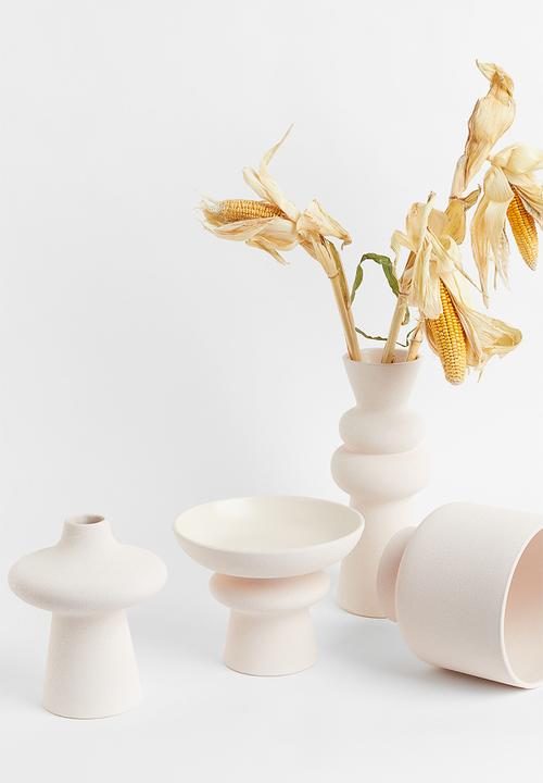 H&M - Large stoneware vase - white