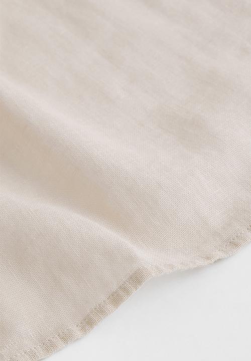H&M - 2-pack multiway linen-blend curtains - light beige