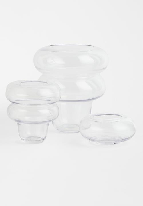 H&M - Small glass vase - transparent