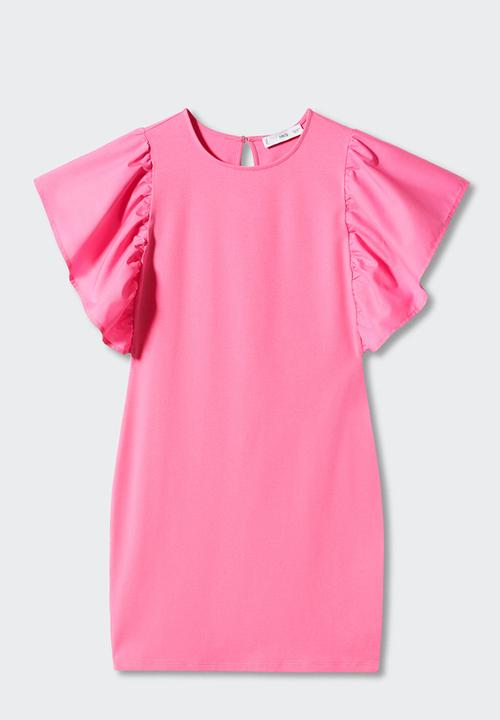 MANGO - Dress codina - bright pink